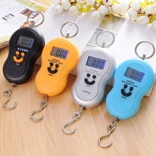 Преносим електронен кантар, WeiHeng, до 50 кг,  ръчен, LCD / 2096