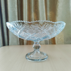 Фруктиера на столче стъкло LAROUS Kaveh glass / 30207   