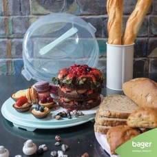 Поднос за торта с капак Bager 11.5 см / 201454