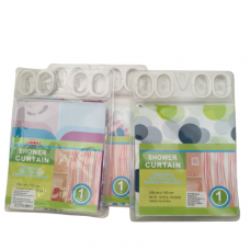 Перде за баня PVC 180х180 см, с халки / 3906 Перде за баня PVC 180х180 см, с халки / 3906