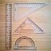 Ученически комплект за чертане 4 части Combo Set 20 cm / 7559