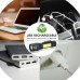 Мощен LED фенер 2в1 с акумулаторна батерия 12 см / 1299