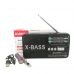 Преносимо радио Haoning HN-829UAT, USB, SD карта, Акумулаторна батерия / 3308 Преносимо радио Haoning HN-829UAT, USB, SD карта, Акумулаторна батерия / 3308