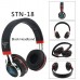 Мултифункционални слушалки Wireless/Bluetоoth/LED/MP3/Radio STN-18 / 4055