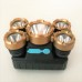 Акумулаторен фенер челник с 5 LED диода / 413 Акумулаторен фенер челник с 5 LED диода / 413